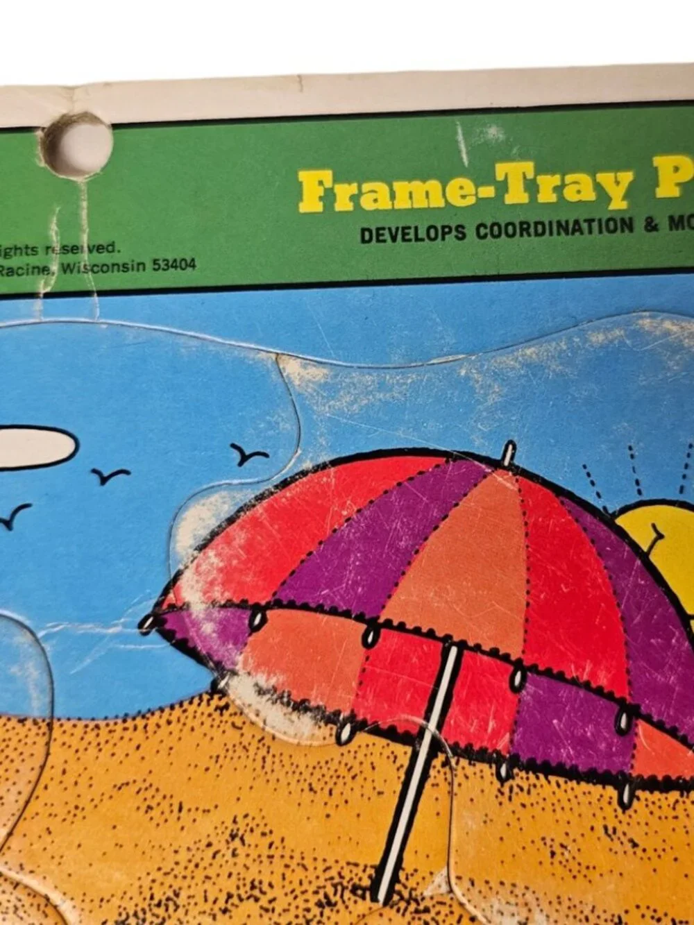 1973 At The Beach Frame-Tray jigsaw Puzzle
